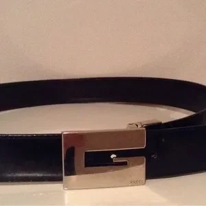 Authentic Gucci Black Belt with dust cover 5756316F-01A4-4933-BC5D-  main image 4